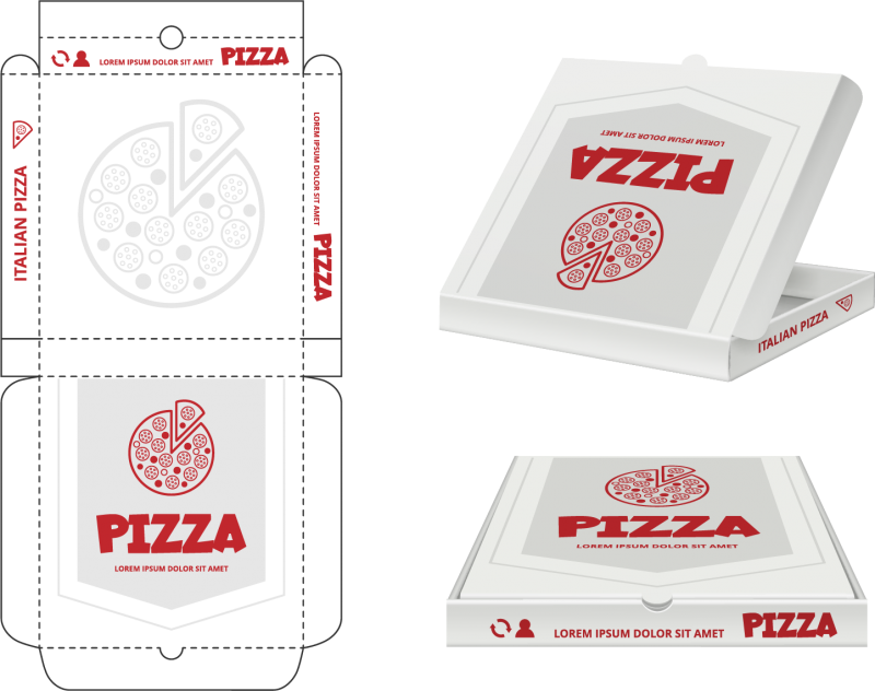 Pizza Box Template